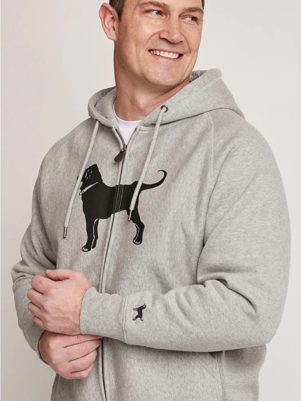 THE BLACK DOG Classic Heavyweight Full Zip Hoodie